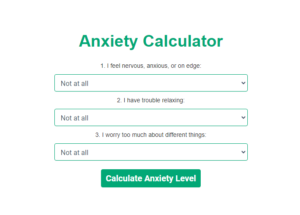 Anxiety Calculator
