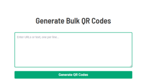 Bulk Qr Code Generator
