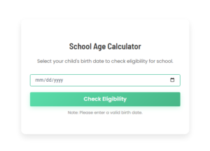 School age Calculator