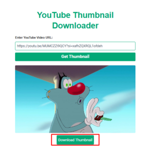 YouTube Thumbnail Downloader